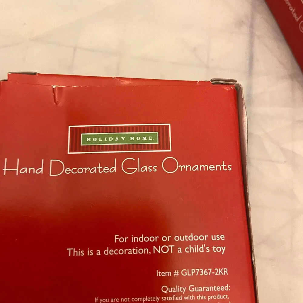 #4059 Baseball Christmas ornaments 1 1/4 inch